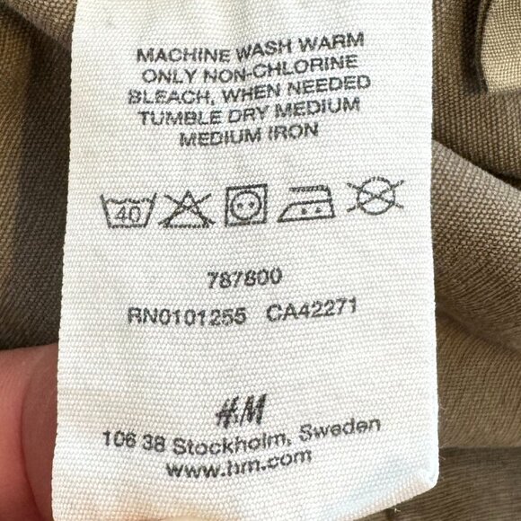 Men's Medium DIVIDED by H&M Tan Cargo Jacket - Picture 9 of 14